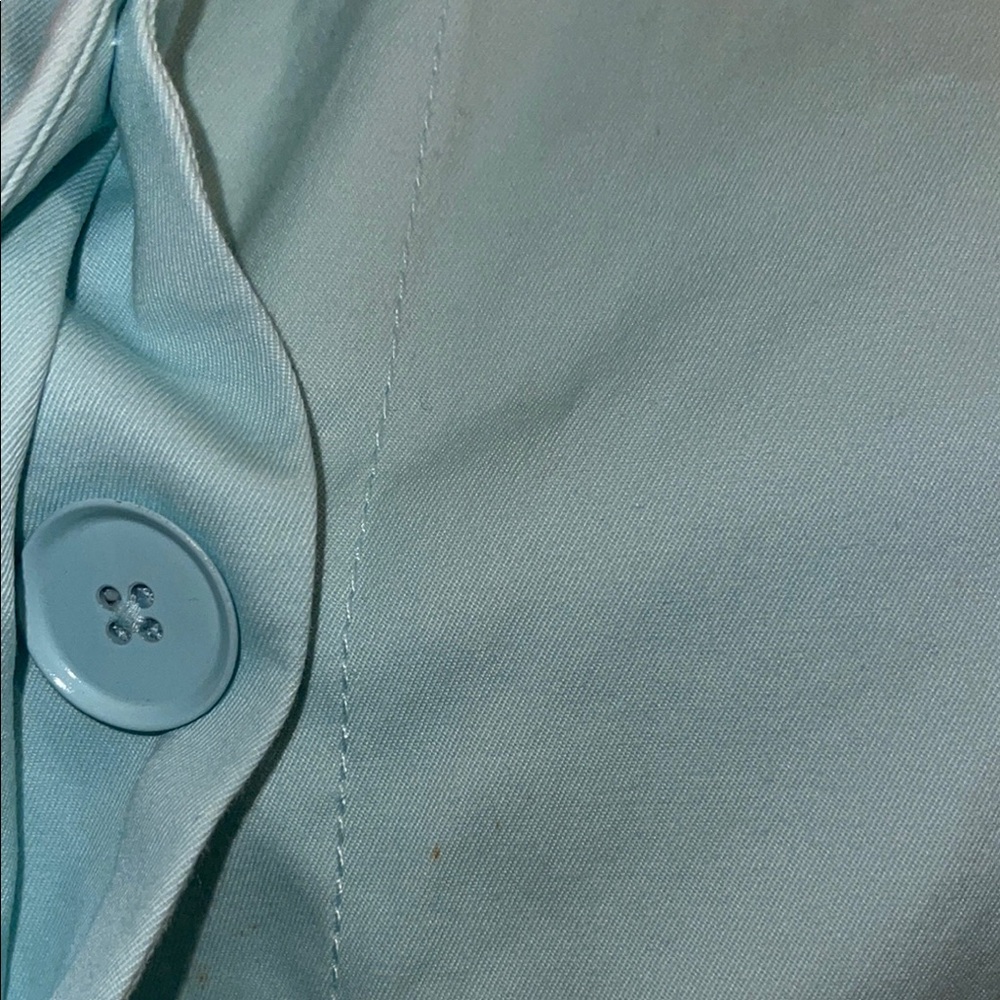 Sale! Talbots Blue Utility Jacket Lightweight Col… - image 3